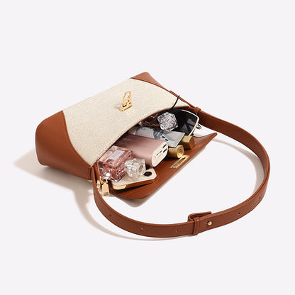 DuoTone Chic Shoulder Bag