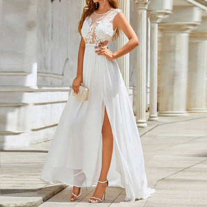 Enchanted Chiffon Lace Gown