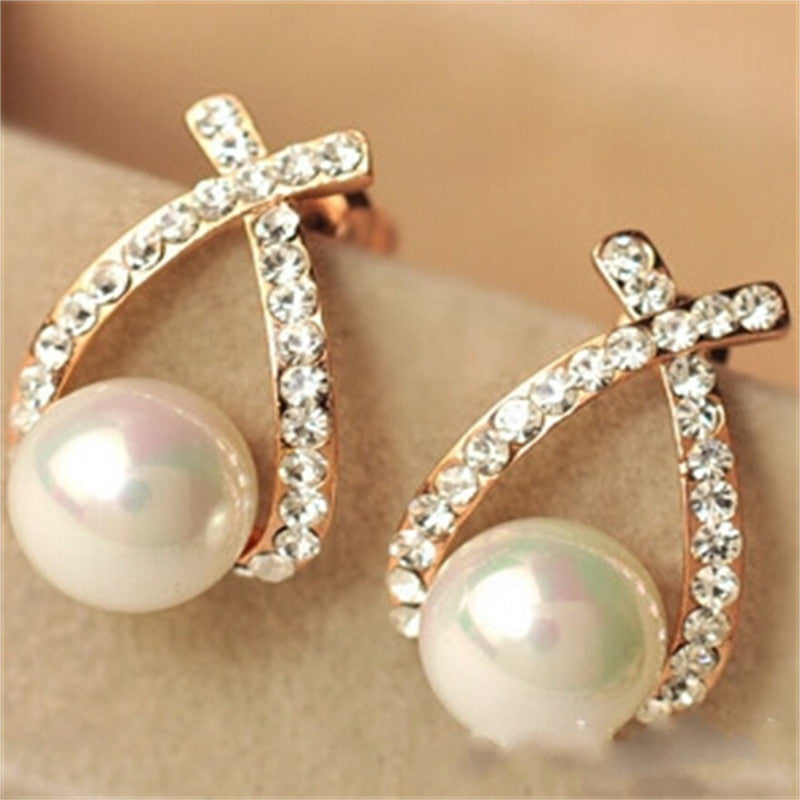 Retro Pearl  Earrings