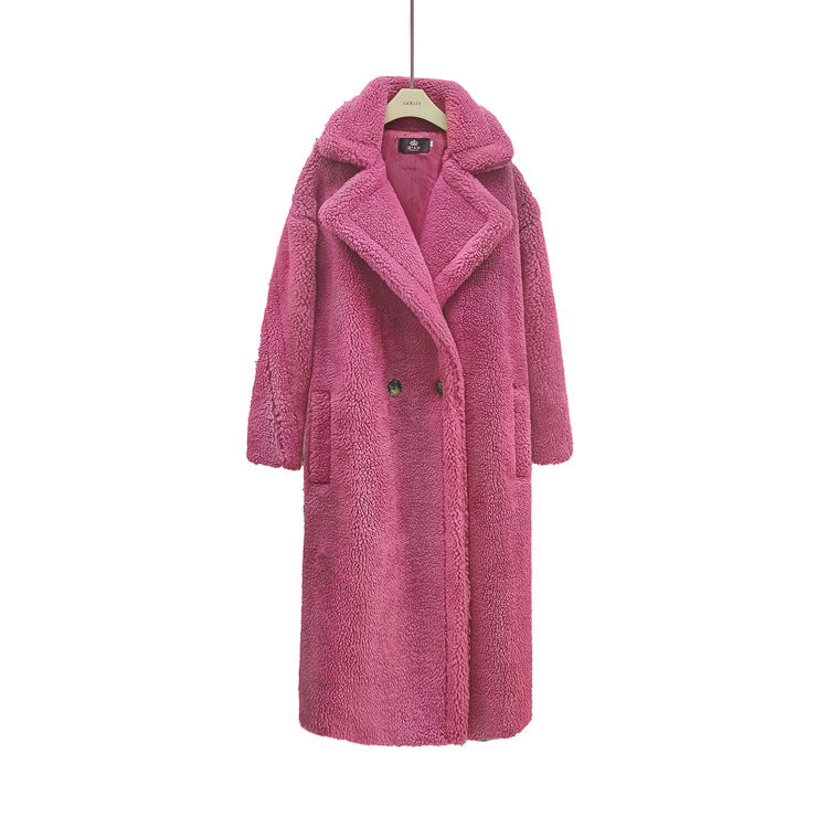 Plush Long Lamb Coat