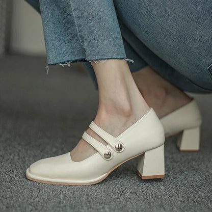 Retro Rise Block Heels