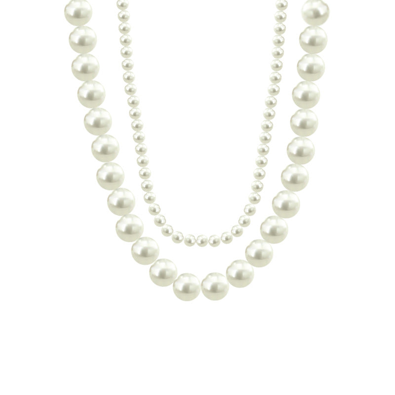 Double Layer Pearl Necklace