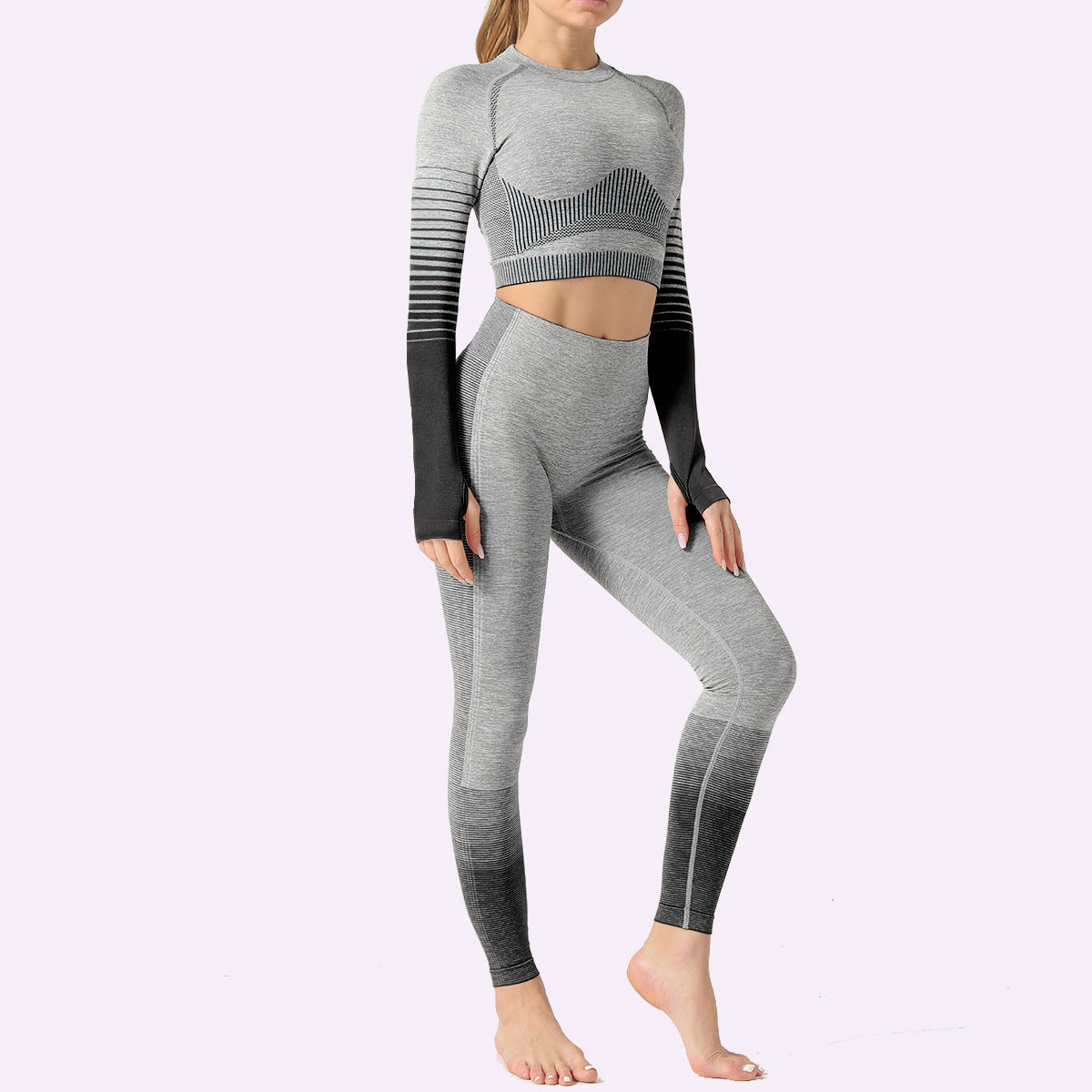 Fitness Athletic 2 Pcs Sports Suits Set