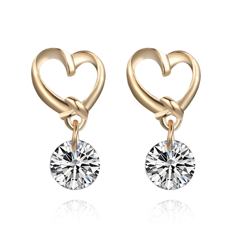 Shiny Zircon Earrings