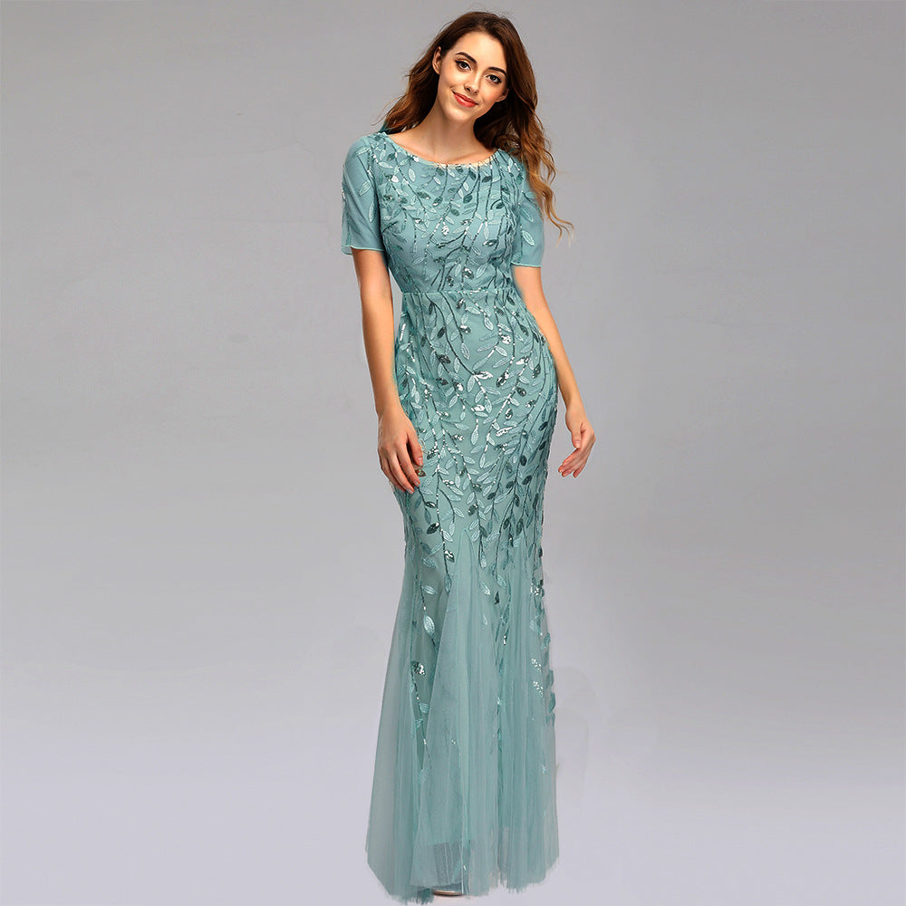 Moonlit Majesty Evening Gown