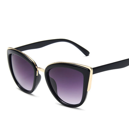 Cat Eye Sunglasses Personality Ins Wind Plastic Frame Glasses