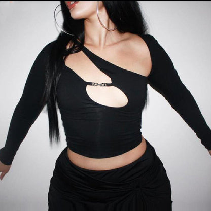 Hollow Out Crop Top