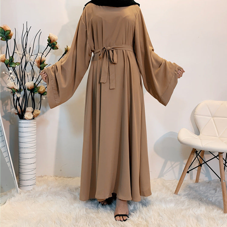 Middle Eastern Jalabiya Pure Color Robe