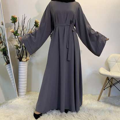 Middle Eastern Jalabiya Pure Color Robe