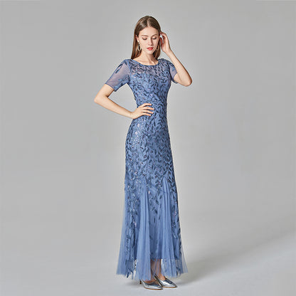 Moonlit Majesty Evening Gown