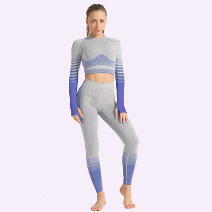 Fitness Athletic 2 Pcs Sports Suits Set