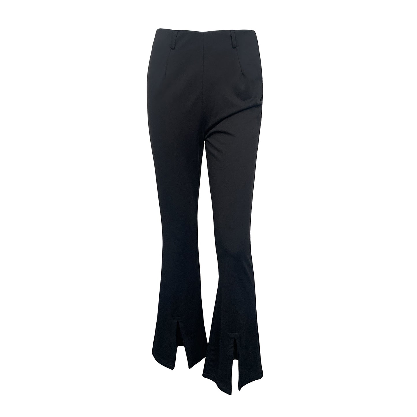 Sleek Slit Flare Slacks