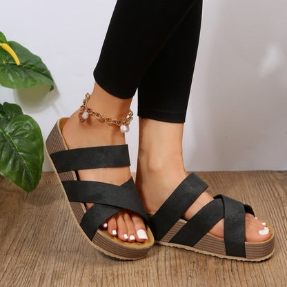 Cross Weave Chic Sandals