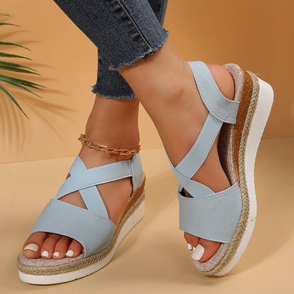 Strappy Summit Gladiator Platforms