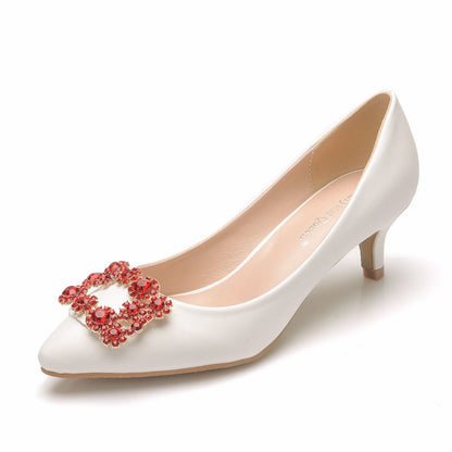 Jewel Square Toe Pumps