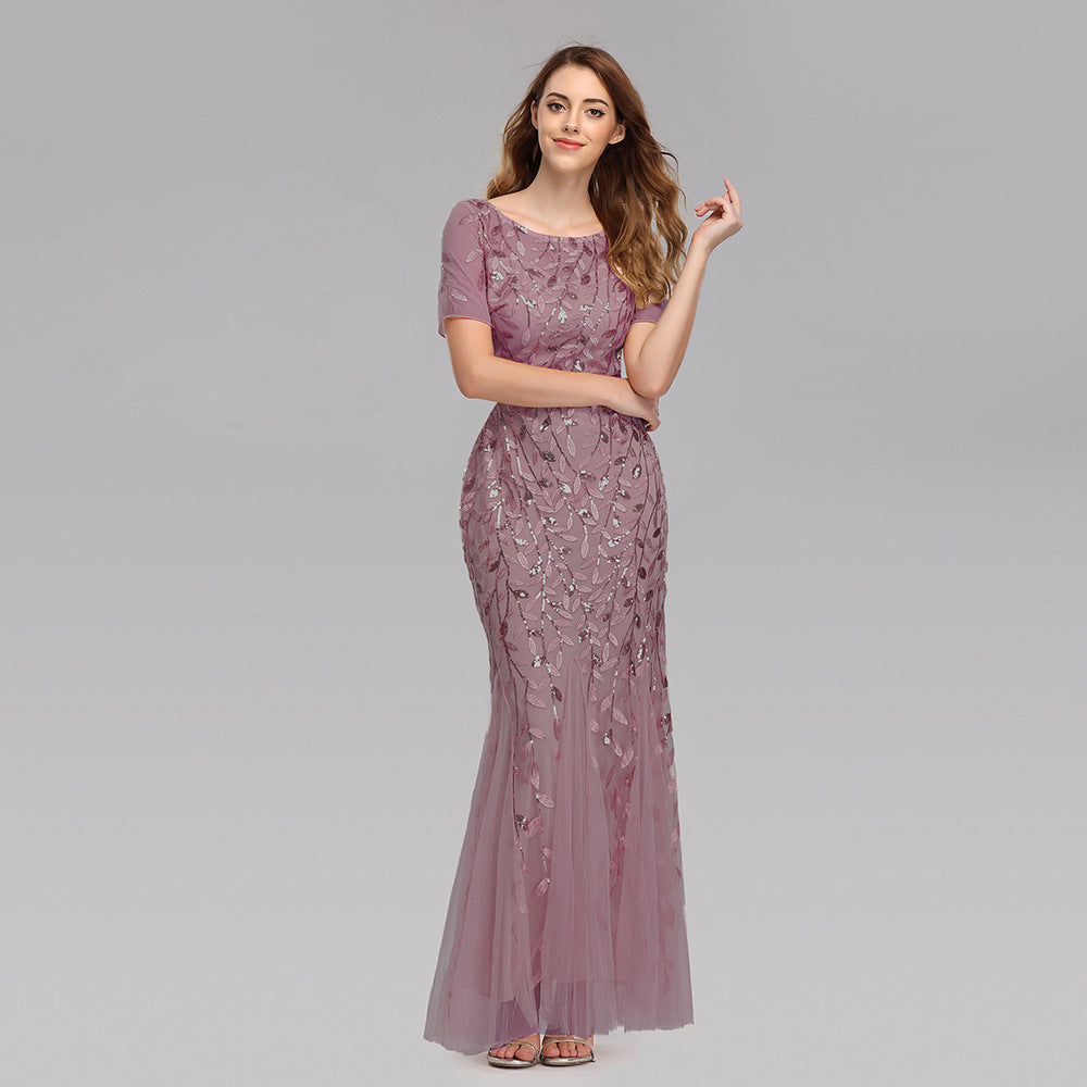 Moonlit Majesty Evening Gown