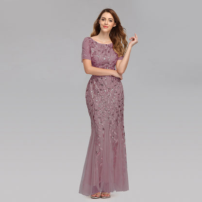 Moonlit Majesty Evening Gown