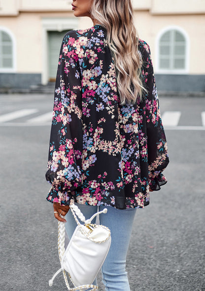 V Neck Long Sleeve Top