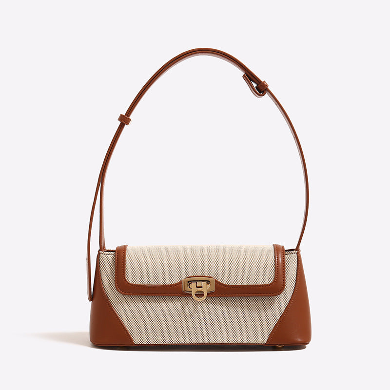 DuoTone Chic Shoulder Bag