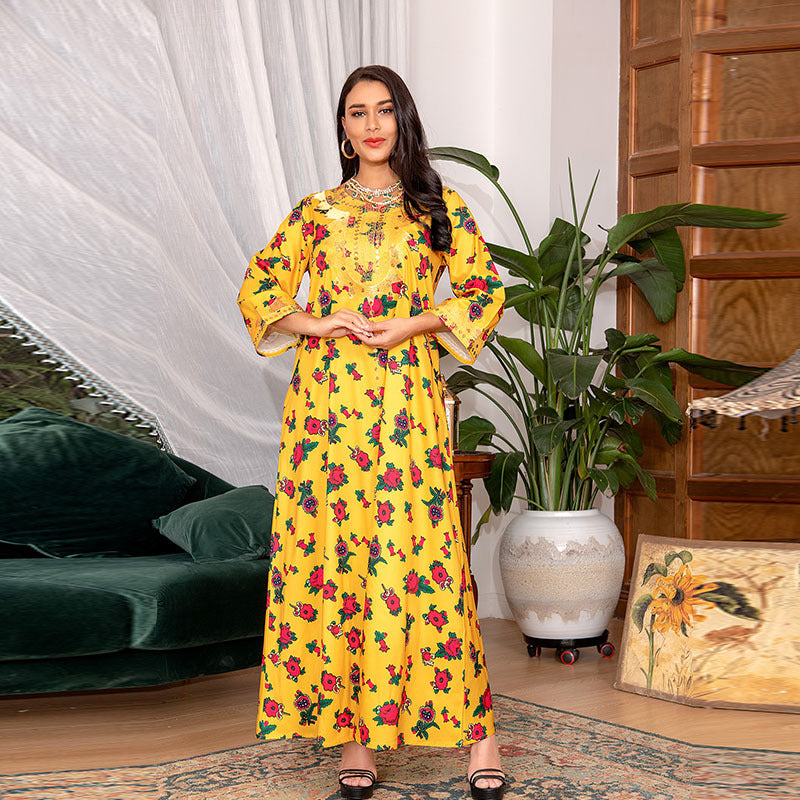 Patterned  Abaya