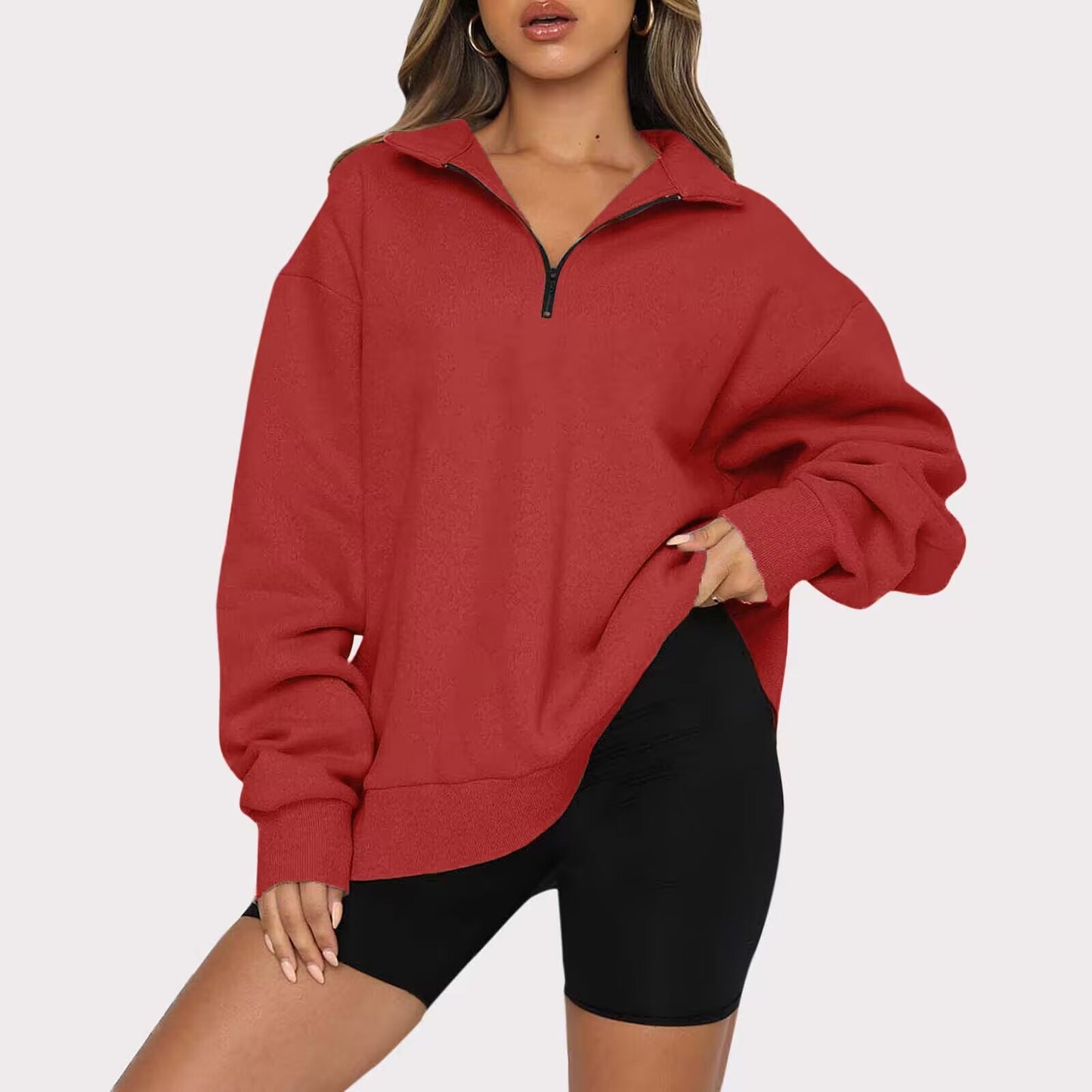 Chill Zip Collar Sweatshirt