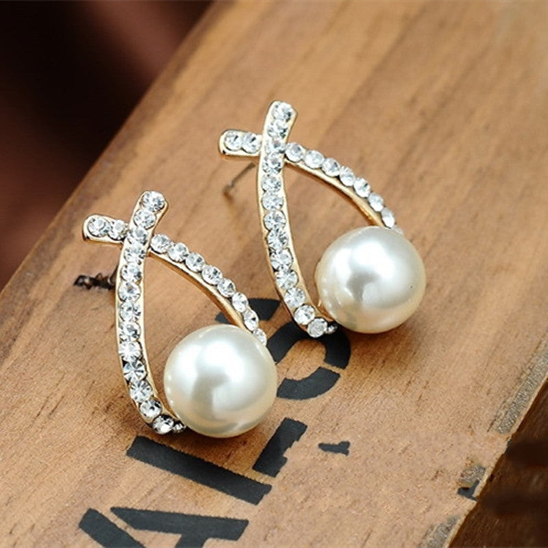 Retro Pearl  Earrings