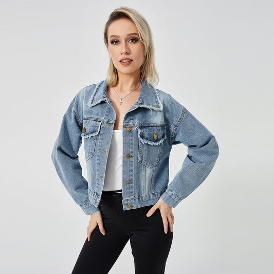 Denim Long Sleeve Jacket