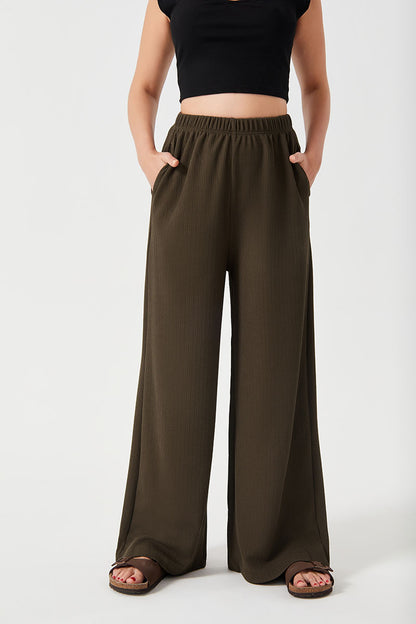 Loose Fit Wide Trousers