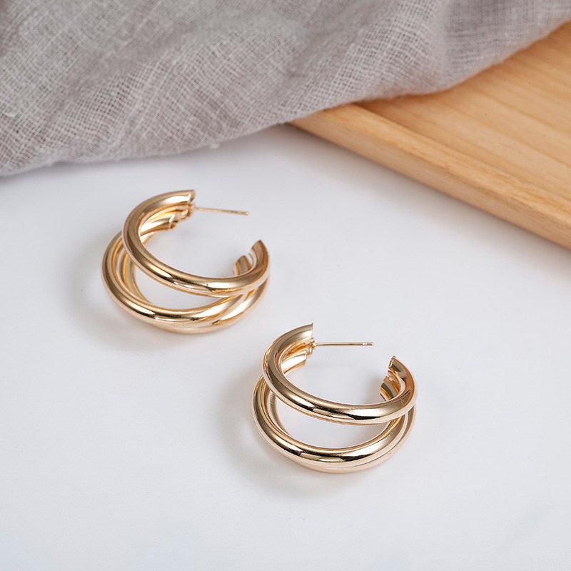 C-shaped Earrings