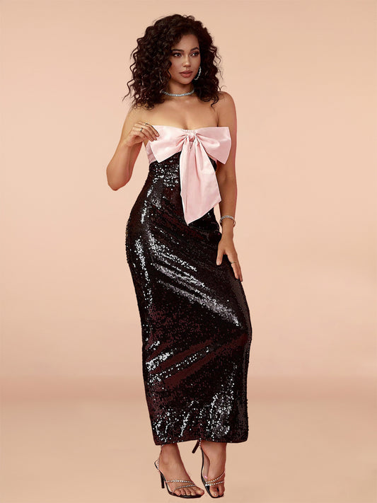 Midnight Muse Strapless Dress