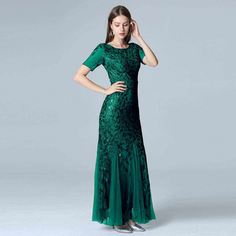 Moonlit Majesty Evening Gown