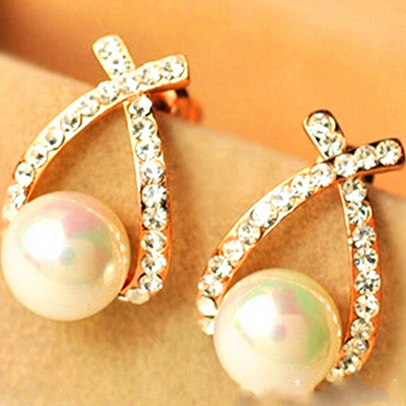 Retro Pearl  Earrings