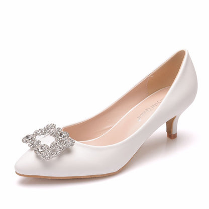 Jewel Square Toe Pumps