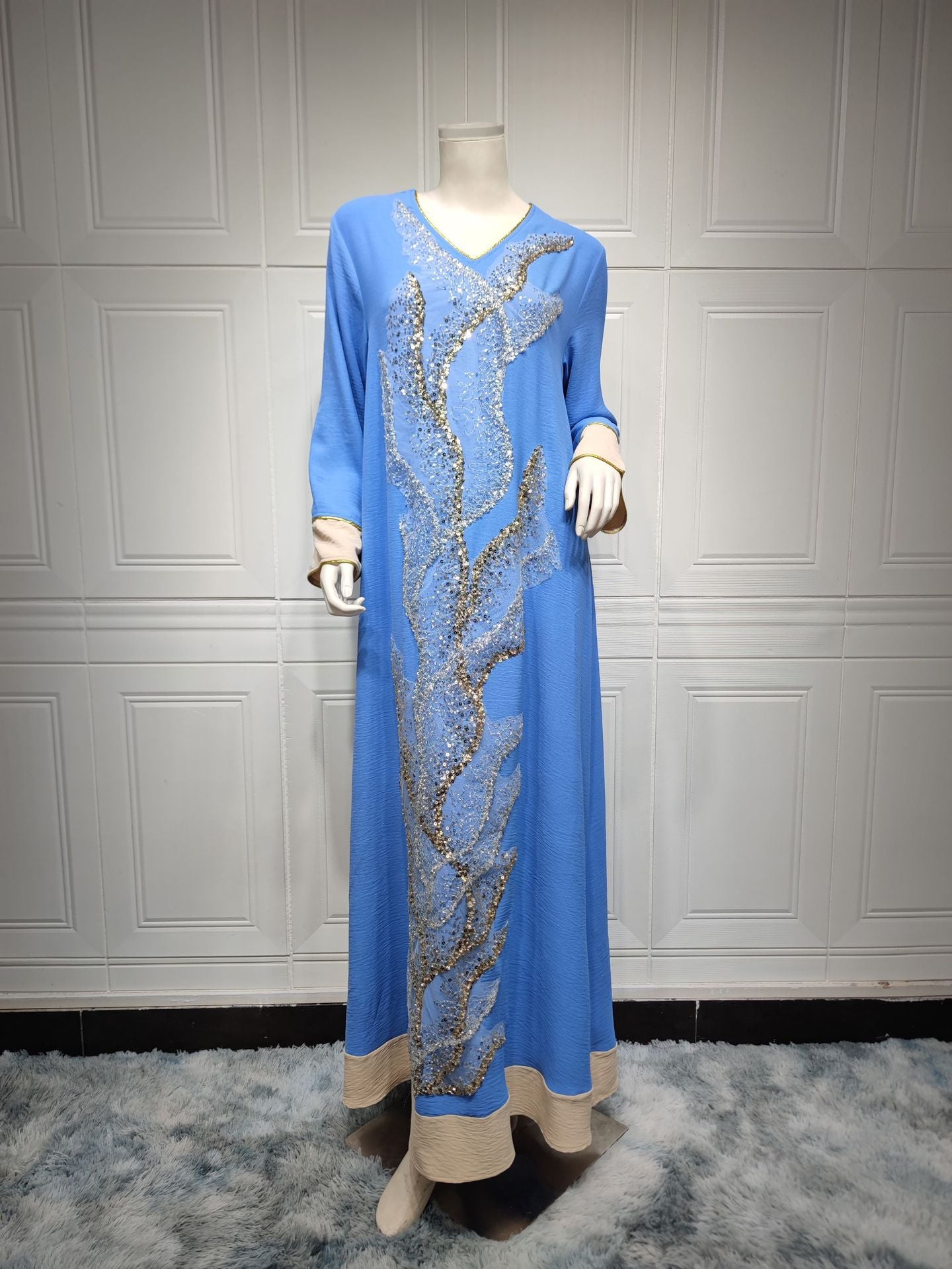 Arabic Robe Sequin Embroider