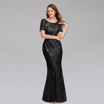 Moonlit Majesty Evening Gown