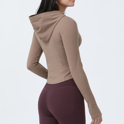 Fleece-lined Yoga Coat