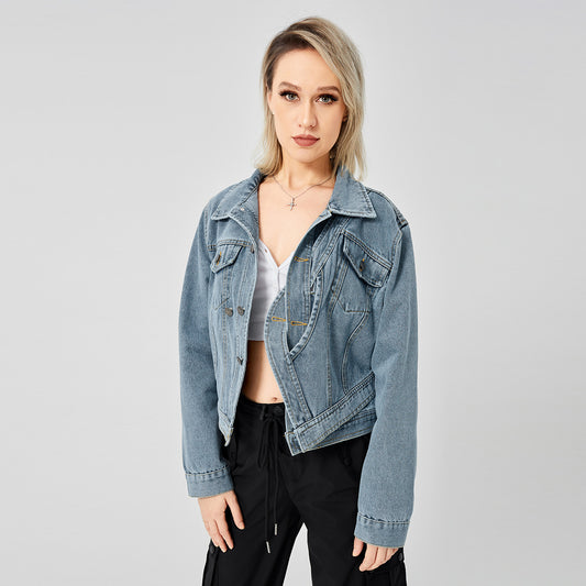 Denim Long Sleeve Jacket