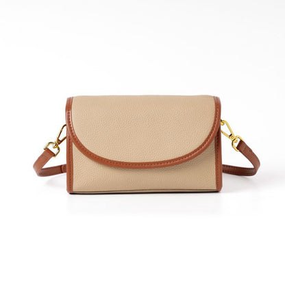 Classic Block Leather Crossbody