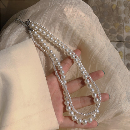 Double Layer Pearl Necklace