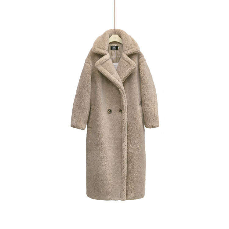 Plush Long Lamb Coat