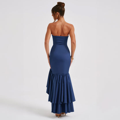 Irregular Charm Off-Shoulder Gown