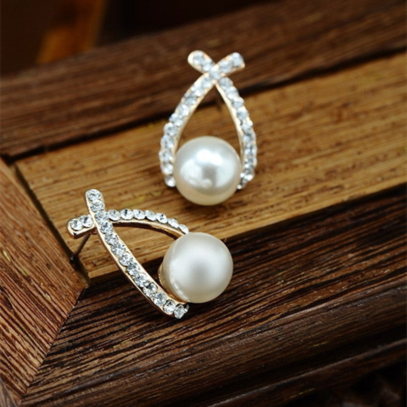 Retro Pearl  Earrings