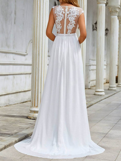 Enchanted Chiffon Lace Gown