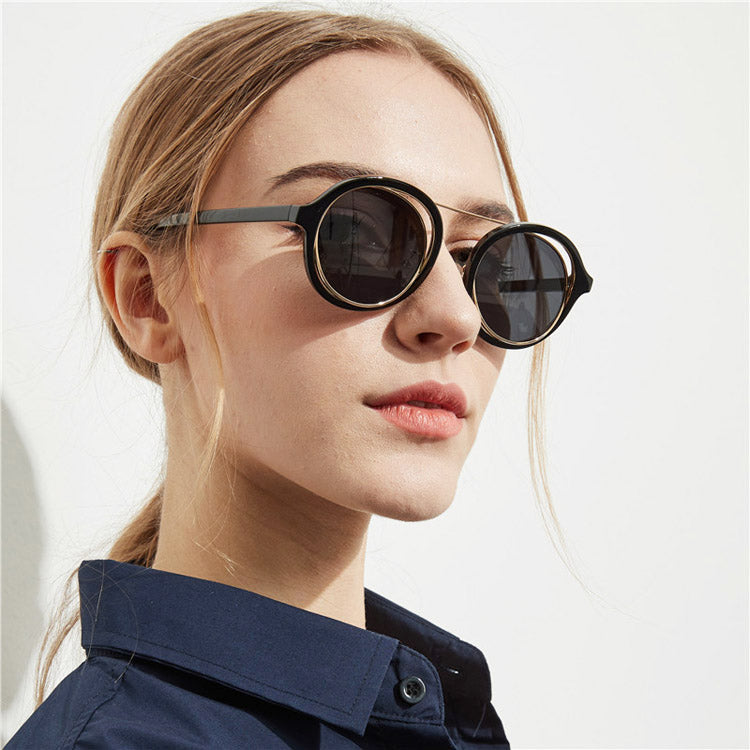 Peekaboo classic vintage round sunglasses