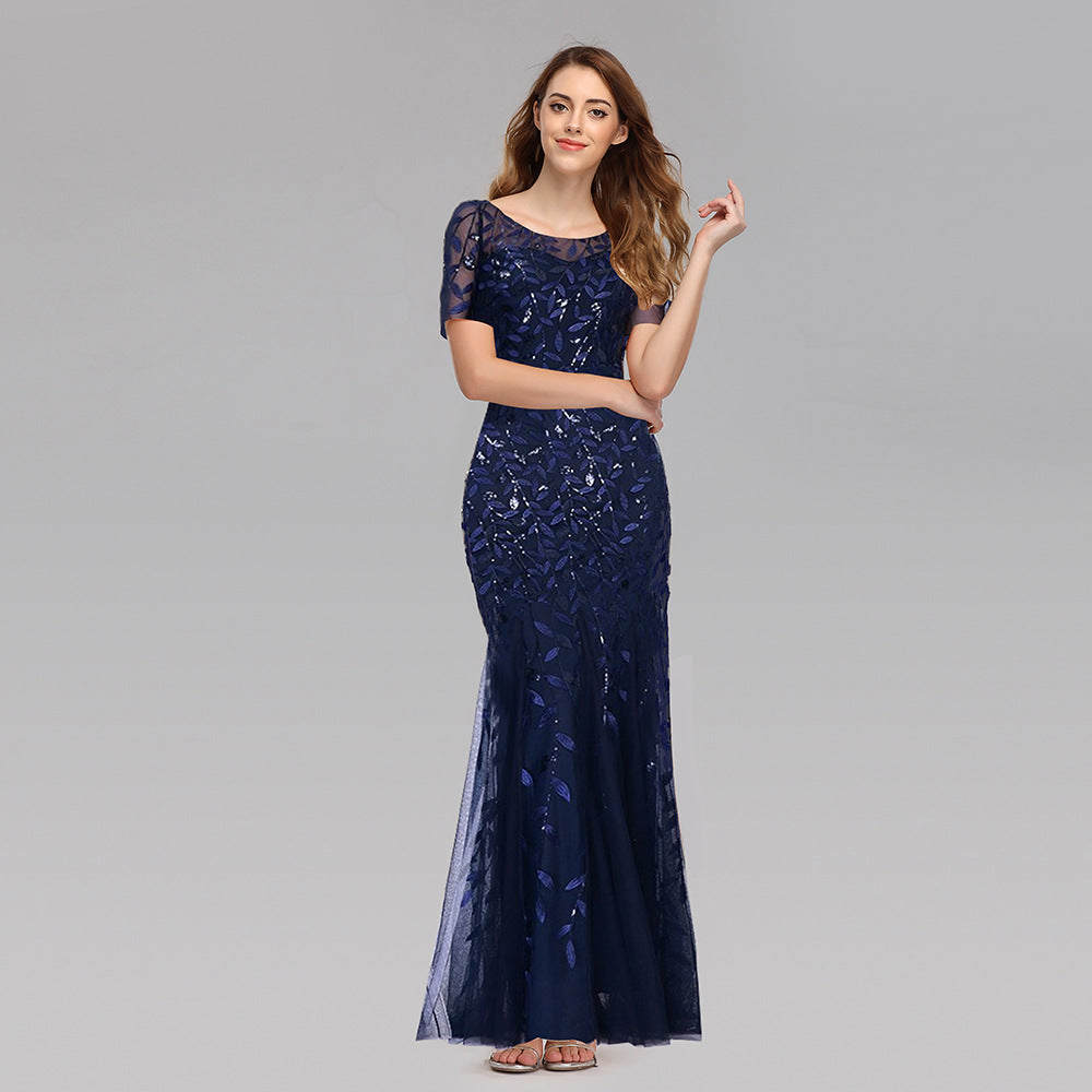 Moonlit Majesty Evening Gown