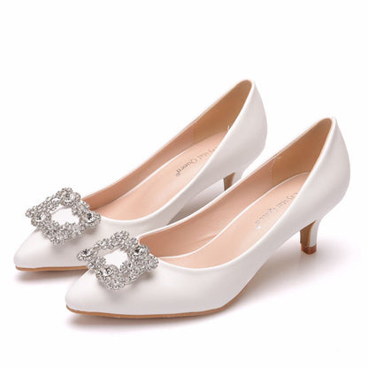 Jewel Square Toe Pumps