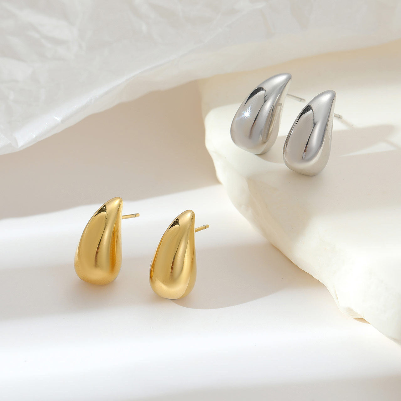 Glossy High-grade All-match Earrings