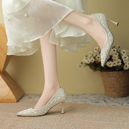 Lustrous Lustre Heels