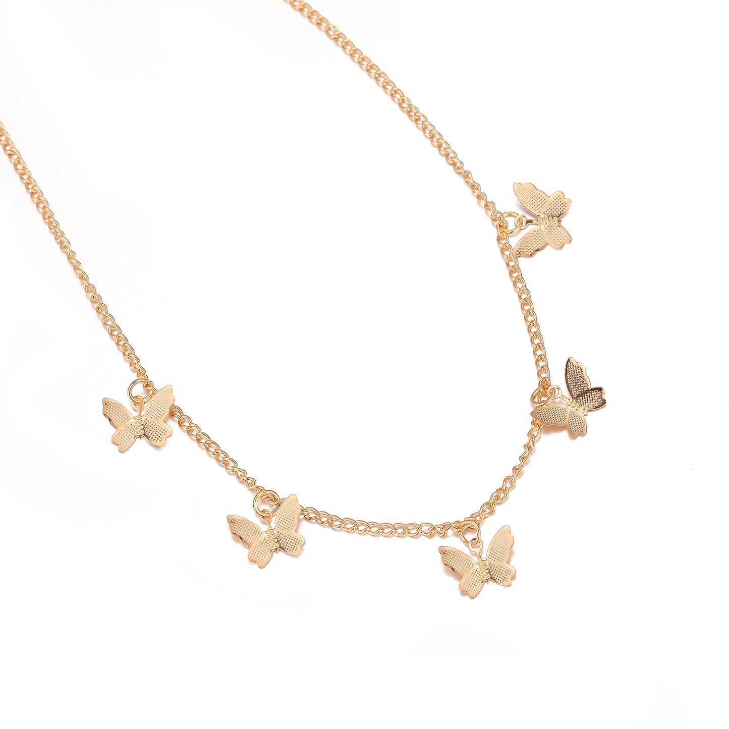 Butterfly Necklace Pendant Charm Female Chokers