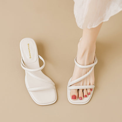 Sleek Straps Sandals